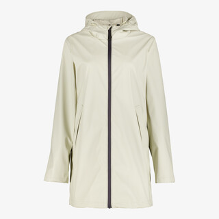 Mountain Peak lange gevoerde dames regenjas lichtbeige