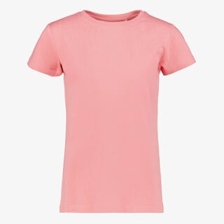 TwoDay basic meisjes T-shirt roze
