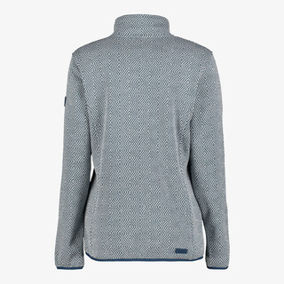 Kjelvik dames vest gebreid blauw