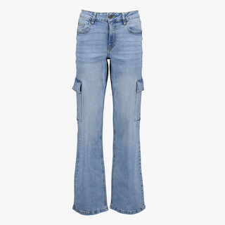 TwoDay dames cargo jeans mediumblauw