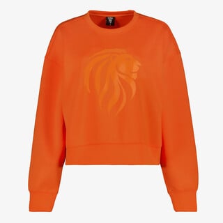 Osaga Cropped dames sport sweater oranje