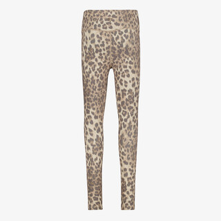 Osaga meisjes sportlegging met panterprint beige