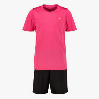 Dutchy tweedelige meisjes  sport set roze zwart