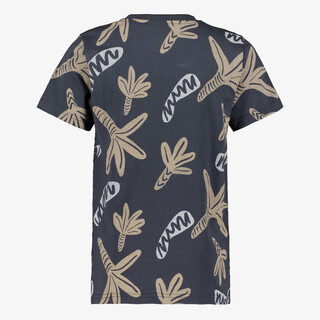 Unsigned jongens T-shirt met opdruk donkerblauw