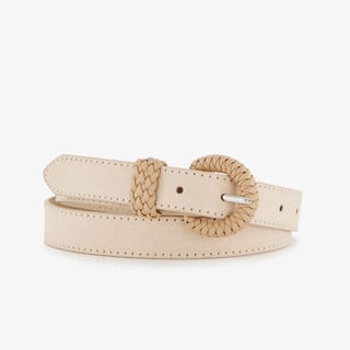 Dames riem beige