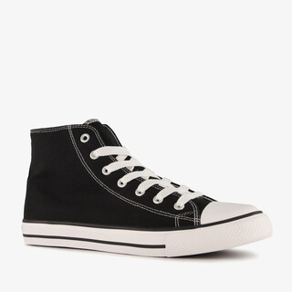 Scapino canvas heren gympen zwart