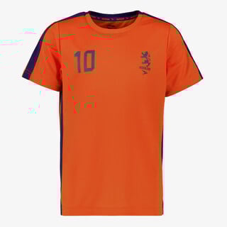 Dutchy kinder voetbal T-shirt oranje blauw