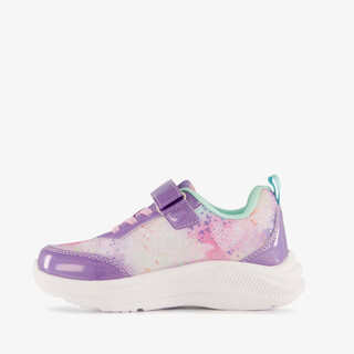 Blue Box meisjes sneakers met lichtjes paars