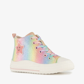 Blue Box meisjes regenboog sneakers