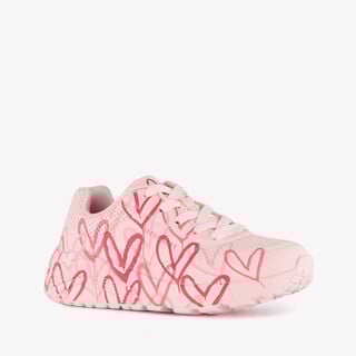 Skechers x JGoldcrown: Uno Lite sneakers roze