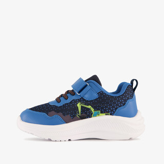 Blue Box jongens sneakers met lichtjes en graafmachines