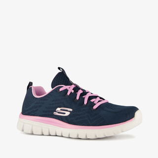 Skechers Graceful Get Connected dames sneakers blauw