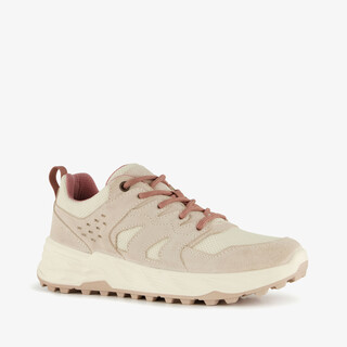 Hush Puppies suede dames sneakers beige