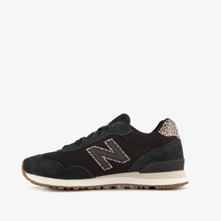 New Balance 515 suède dames sneakers zwart