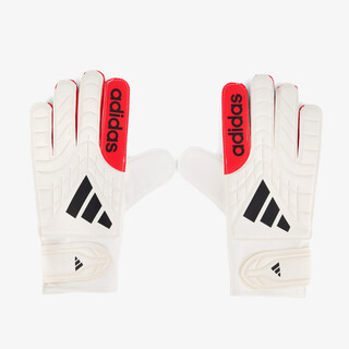 Adidas Copa Club kinder keepershandschoenen wit rood