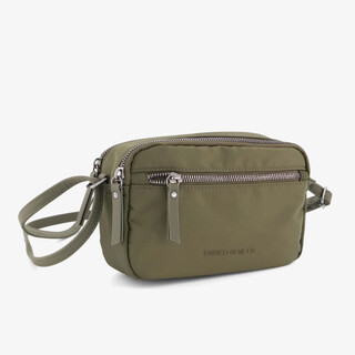 Enrico Benetti schoudertas olijfgroen