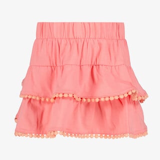 TwoDay meisjes rok met pompons roze