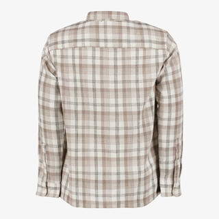 JJ REBEL heren overhemd geruit beige
