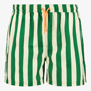 Osaga gestreepte heren zwembroek groen beige