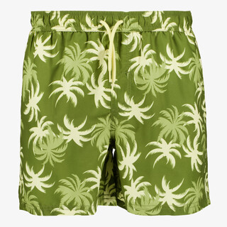 Osaga heren zwembroek met palmprint groen
