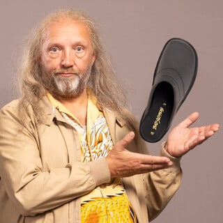 Heren Bad Slippers zwart