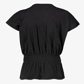 TwoDay meisjes T-shirt zwart met steentjes