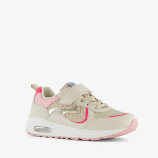 Blue Box meisjes sneakers met airzool beige roze