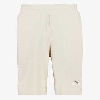Puma ESS 2 Color No. 1 Logo heren sweatshort beige