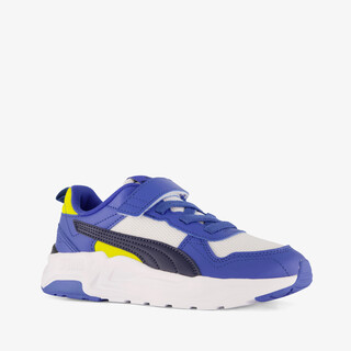 Puma Trinity 2 LT AC+ kinder sneakers blauw wit