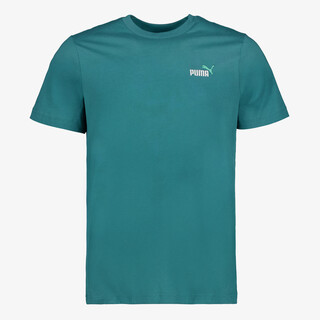 Puma ESS 2 Color Small No. 1 Logo heren sport T-shirt groen