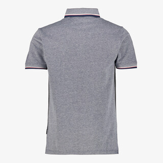 Unsigned heren polo blauw gemêleerd