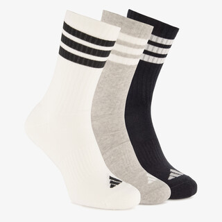 3 paar Adidas 3-Stripes crew sokken