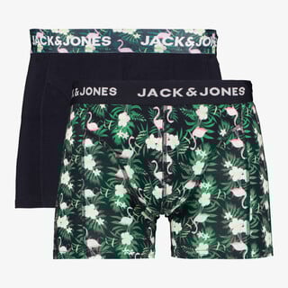 Jack & Jones 2-pack heren boxershorts met flamingo