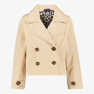 TwoDay korte meisjes trenchcoat beige