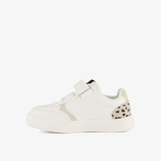 Blue Box meisjes sneakers met dierenprint wit