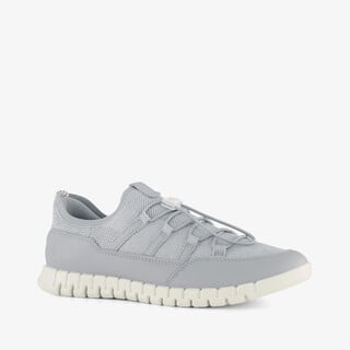 ECCO Gruuv Lite W Limestone leren dames sneakers blauw