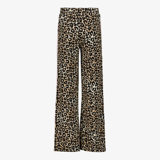 TwoDay meisjes wide leg broek met panterprint