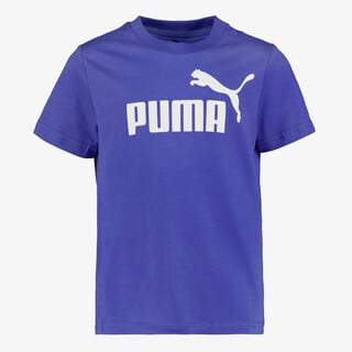 Puma Ess 2 Color No. 1 Logo kinder sport T-shirt blauw