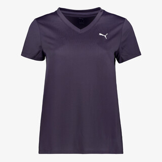 Puma Tad Essentials dames sport T-shirt donkerpaars