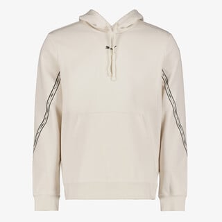 Puma ESS Tape heren hoodie cremekleurig