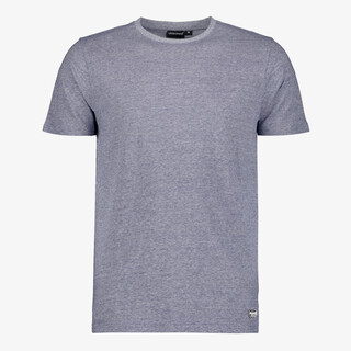 Unsigned heren T-shirt blauw grijs