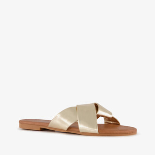 Dames slippers goud