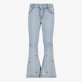 TwoDay meisjes flared jeans met geborduurde bloemen