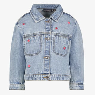 TwoDay meisjes spijkerjas met geborduurde bloemen