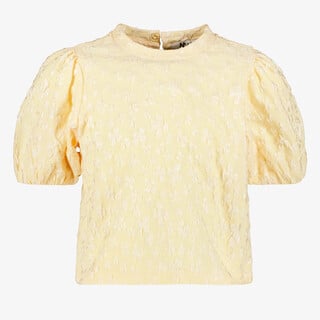 MyWay meisjes top met pofmouwtjes geel