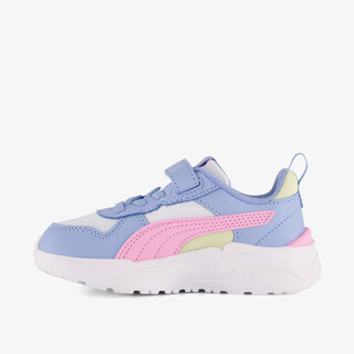 Puma Trinity 2 LT AC+ kinder sneakers lichtblauw roze