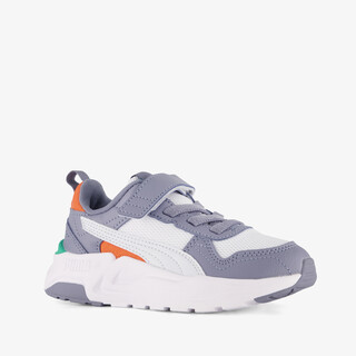 Puma Trinity 2 LT kinder sneakers grijs wit