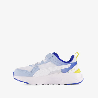 Puma Trinity 2 LT Come On kinder sneakers wit blauw