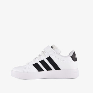 Adidas Grand Court 3.0 kinder sneakers wit zwart