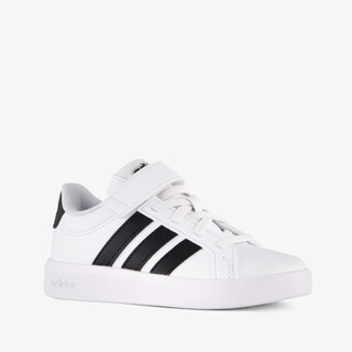 Adidas Grand Court 3.0 kinder sneakers wit zwart